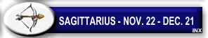 Sagitarius: November 22 - December 21